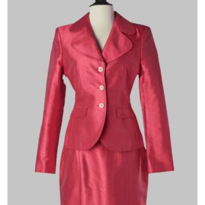 DOLCE & GABBANA Pink Silk Suit