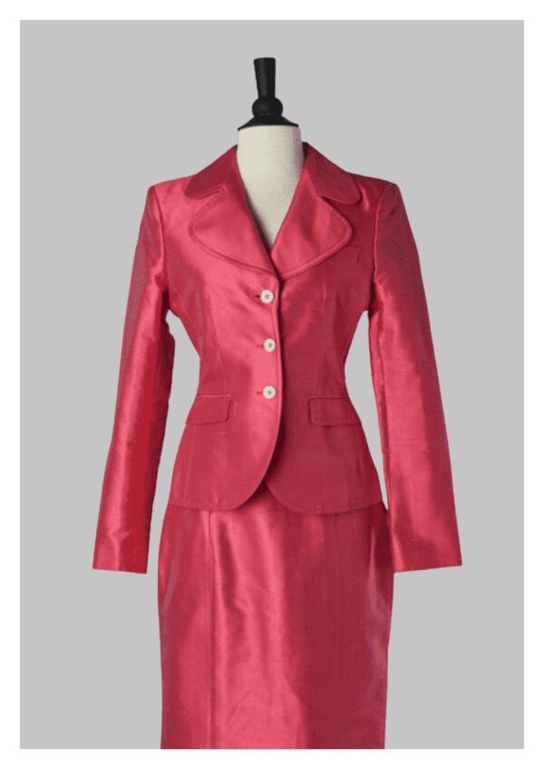 DOLCE & GABBANA Pink Silk Suit