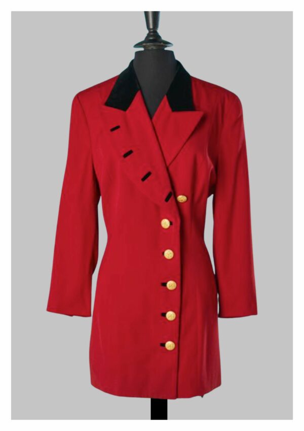 ESCADA Red Wool Jacket