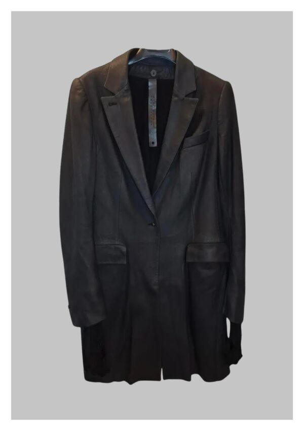 Isaac Sellam - leather coat - 40 FR - black
