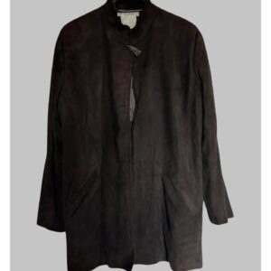YVES SAINT LAURENT leather coat