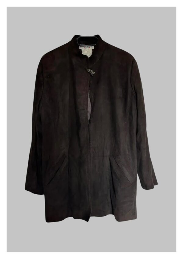 YVES SAINT LAURENT leather coat