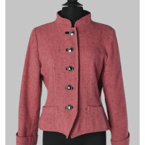 YVES SAINT LAURENT pink wool jacket