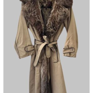 YVES SAINT LAURENT rabbit parka
