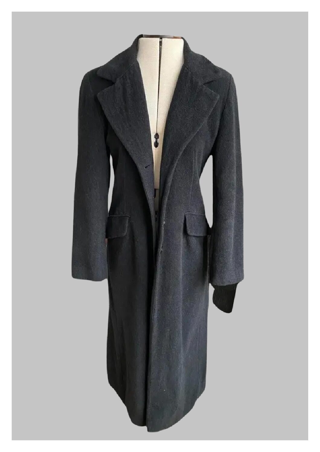 Yves Saint Laurent Wool Peacoat