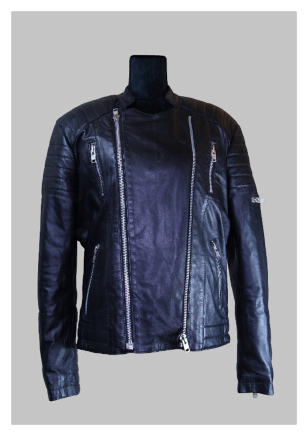 PROTOTYPE - NO BRAND Black Leather Jacket
