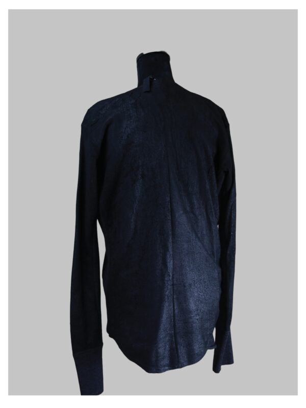 ISAAC SELLAM Black Leather Shirt - Image 6